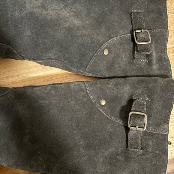 Target Women's Black Suede Winter Boots - Picture 5 of 10
